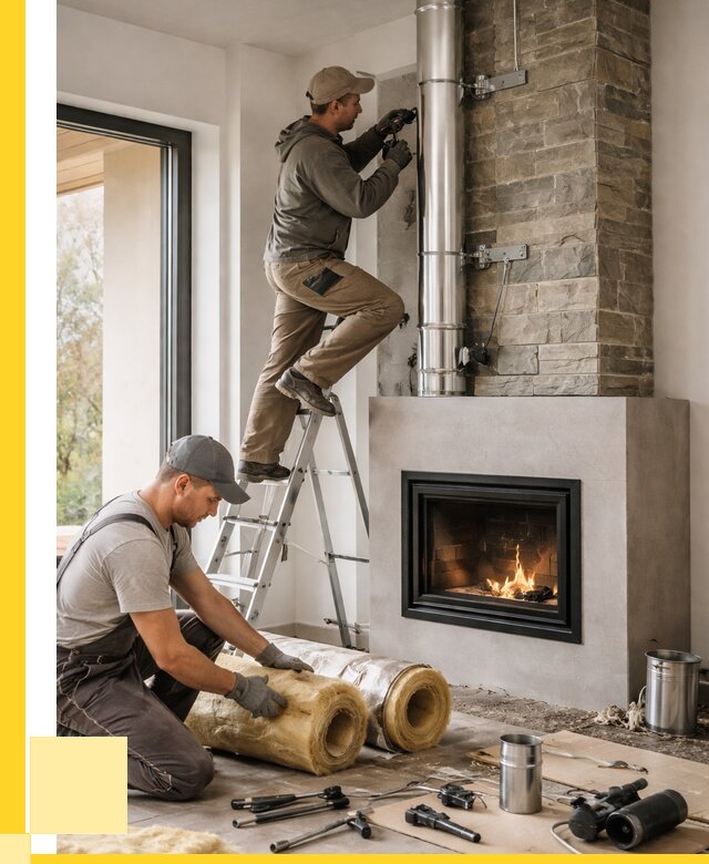 Монтаж дымоходов для каминов в Пыти-Яхах от 15260 р. ЭриданПть