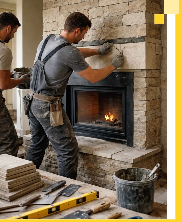 Проектирование и установка открытых каминов в Пыти-Яхах