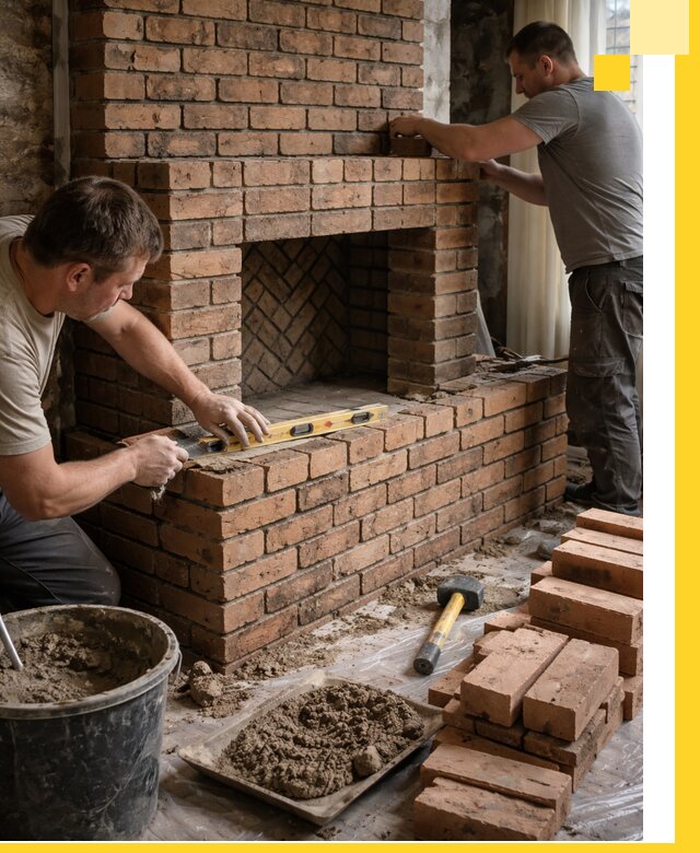 Изготовление и установка кирпичных каминов в Пыти-Яхах