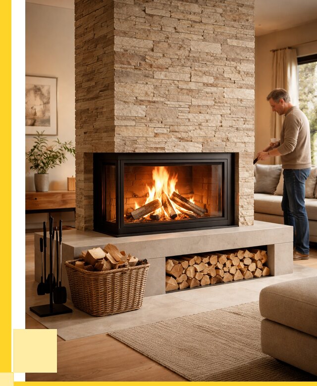 Дровяной камин под ключ в Пыти-Яхах от 203460 р. | ЭриданПть