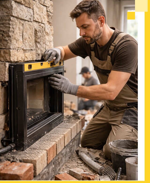 Дровяные камины под ключ в Пыти-Яхах: монтаж, обустройство