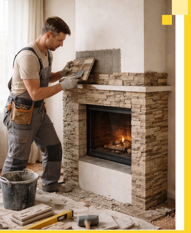 Изготовление и монтаж каминов для дома под ключ в Пыти-Яхах