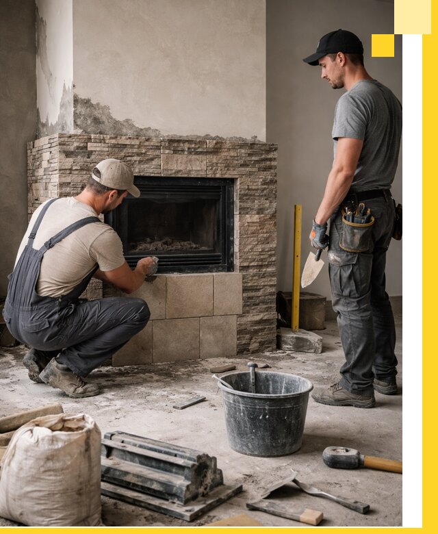 Камины под ключ в Пыти-Яхах: проект, изготовление и монтаж