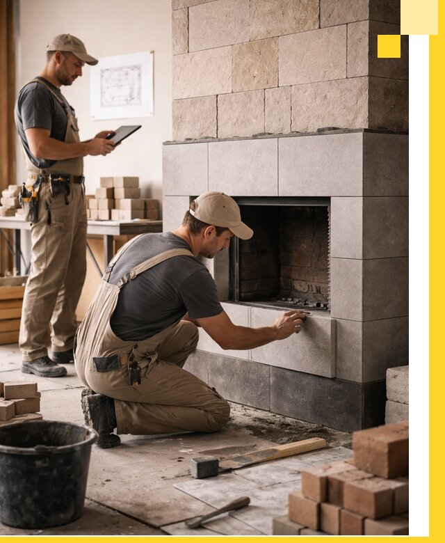 Индивидуальные проекты каминов и каминных систем в Пыти-Яхах