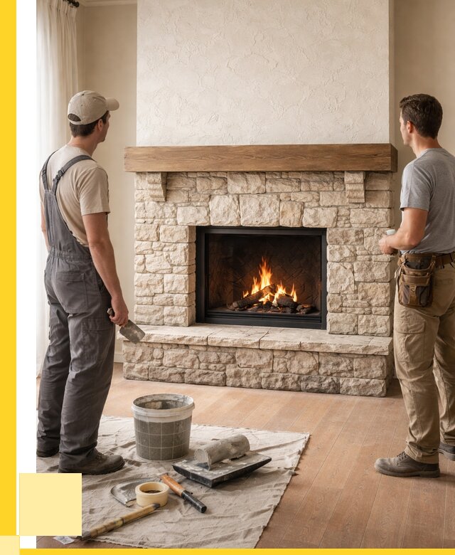 Отделка каминов в Пыти-Яхах от 6612 р. под ключ | ЭриданПть