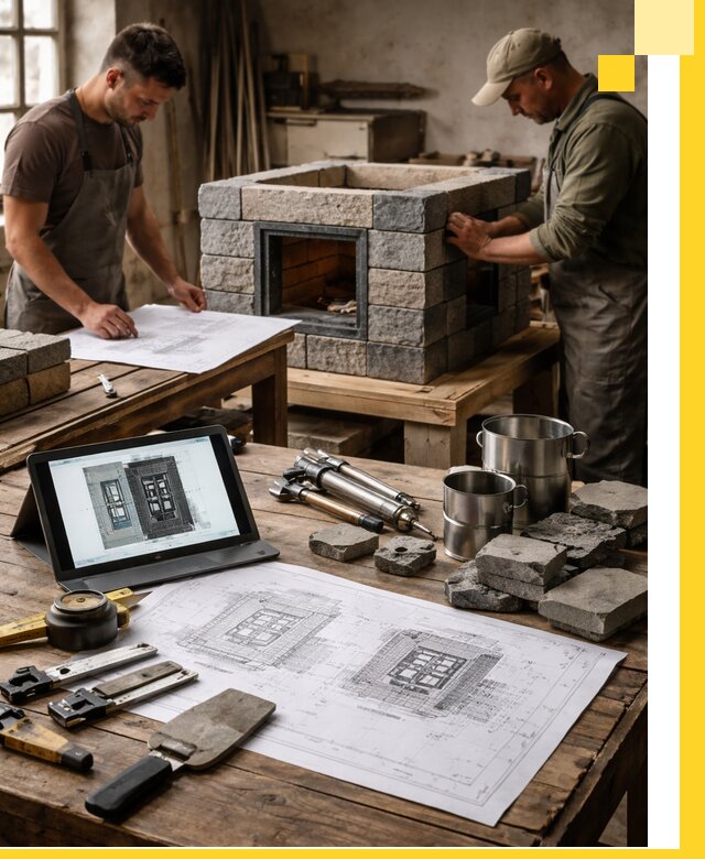 Разработка проектов печей с согласованием и монтажом в Пыти-Яхах