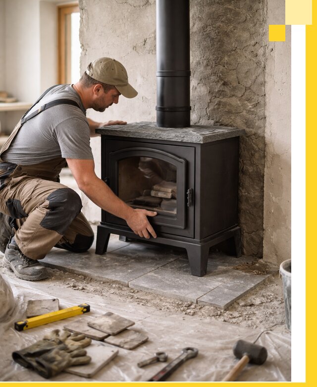 Профессиональный монтаж печей и каминов в Пыти-Яхах под ключ