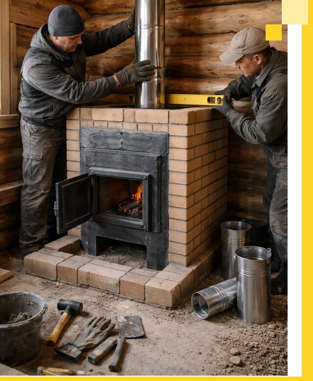 Проектирование, изготовление и установка банных печей в Пыти-Яхах