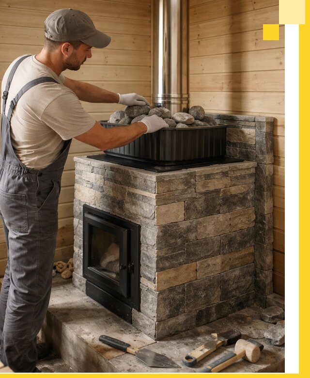 Печи для парной в Пыти-Яхах, производство, монтаж и обслуживание