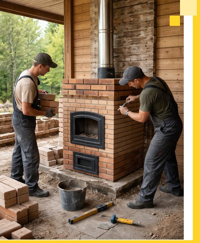 Производство и установка дачных печей под ключ в Пыти-Яхах