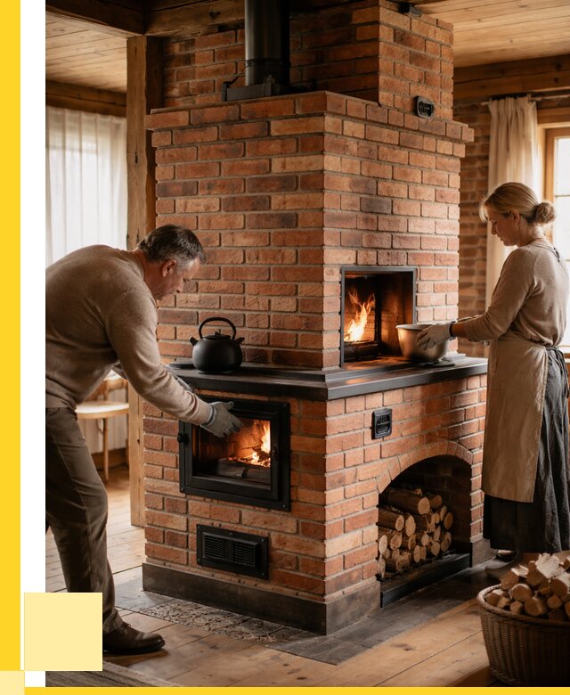 Печи для загородного дома под ключ в Пыти-Яхах от 81384 р. | ЭриданПть