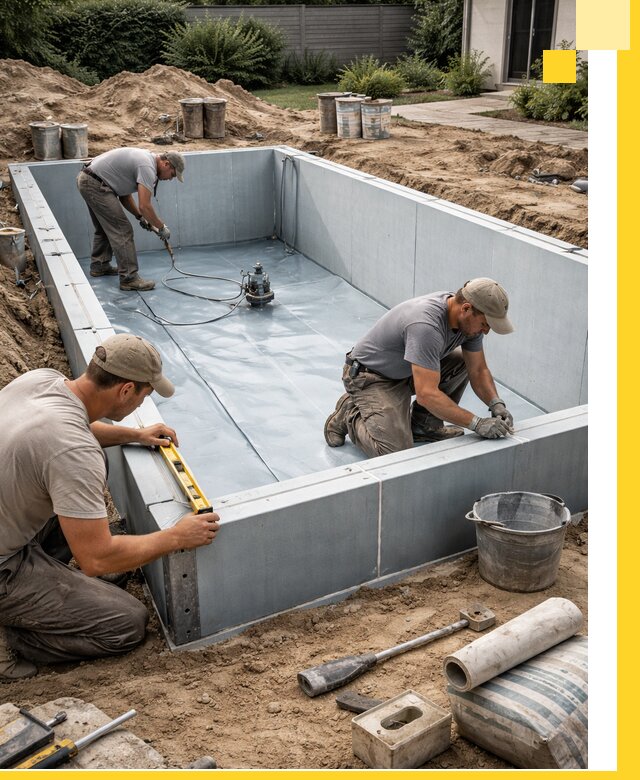 Профессиональный монтаж бассейнов под ключ в Пыти-Яхах с гарантией