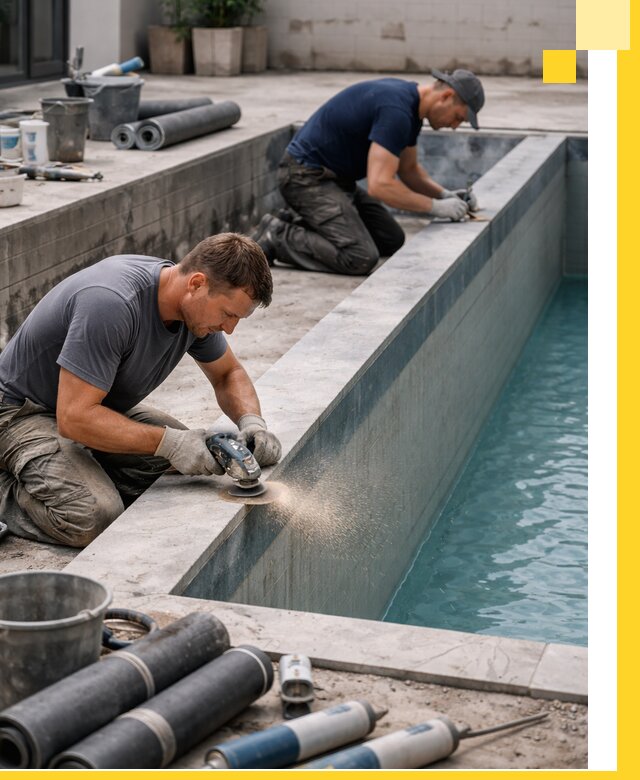 Профессиональный ремонт бассейнов под ключ в Пыти-Яхах