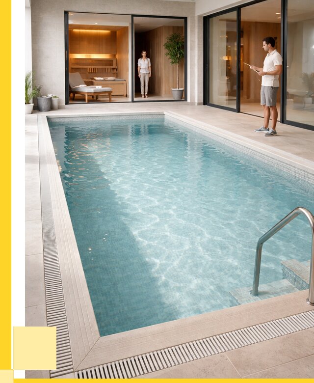 Отделка бассейна пленкой ПВХ в Пыти-Яхах от 3561 р. - ЭриданПть