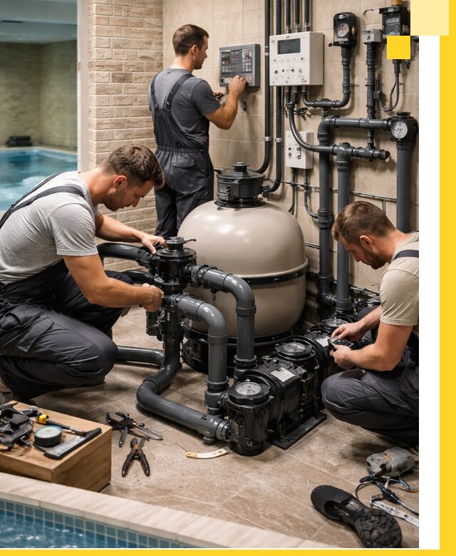 Комплексное оборудование для бассейнов под ключ в Пыти-Яхах