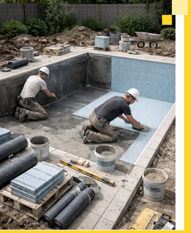 Проектирование и строительство стационарных бассейнов в Пыти-Яхах