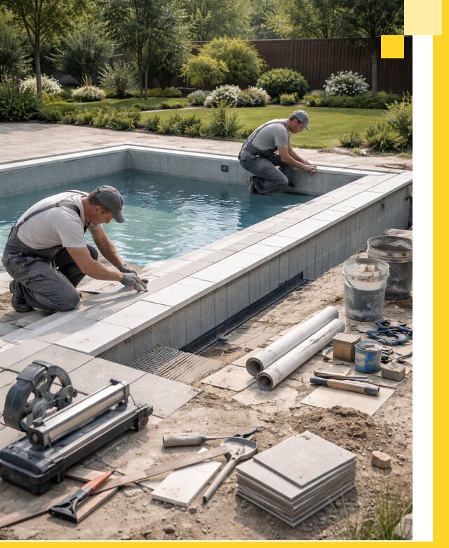 Строительство открытых бассейнов под ключ в Пыти-Яхах профессионально