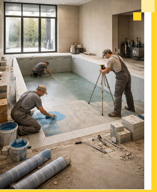 Проект и строительство закрытых бассейнов в Пыти-Яхах под ключ