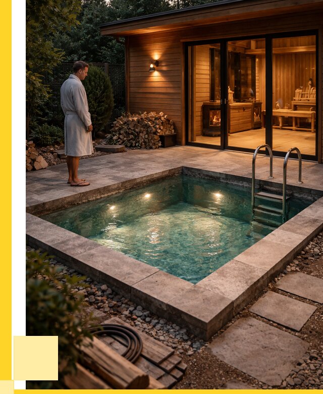 Бани с бассейном под ключ в Пыти-Яхах от 96644 р. | ЭриданПть