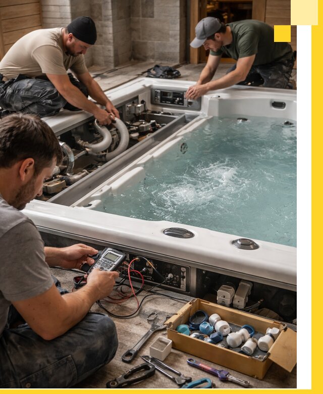 Гидромассажные бассейны под ключ в Пыти-Яхах, дизайн и монтаж