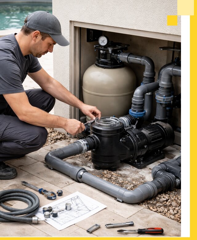 Поставка, монтаж и сервис насосов для бассейнов в Пыти-Яхах