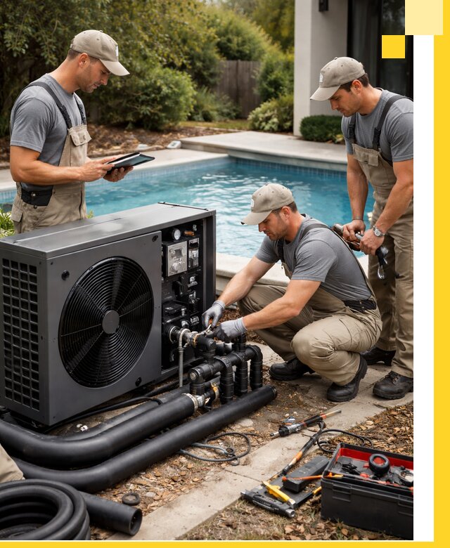 Проектирование и установка тепловых насосов для бассейнов в Пыти-Яхах