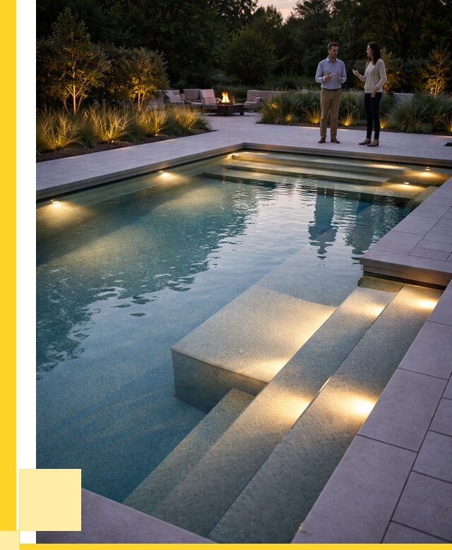 Освещение бассейнов в Пыти-Яхах под ключ от 25433 р. | ЭриданПть