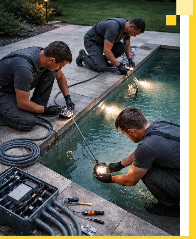 Профессиональное освещение бассейнов в Пыти-Яхах: дизайн и монтаж