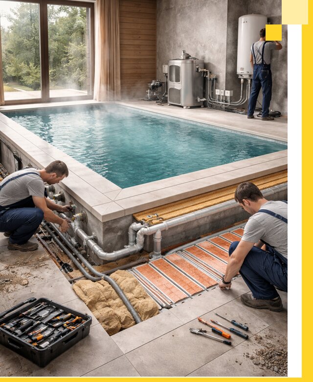 Проектирование и строительство тёплых бассейнов в Пыти-Яхах