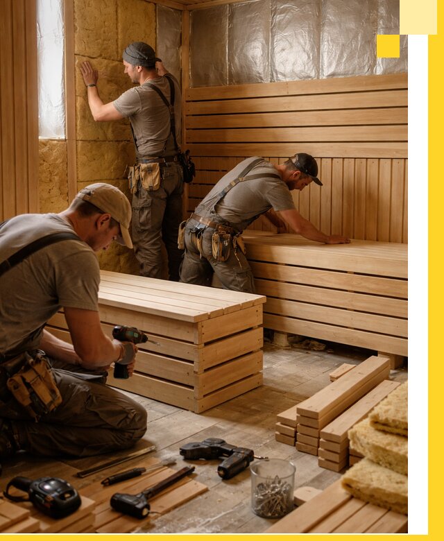 Профессиональное строительство саун под ключ в Пыти-Яхах