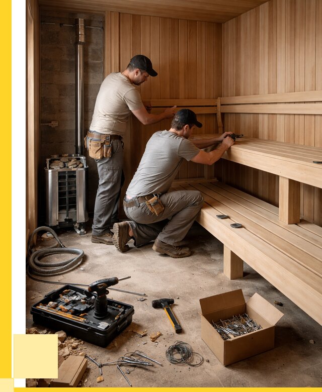 Монтаж саун под ключ в Пыти-Яхах от 122076 р. | ЭриданПть