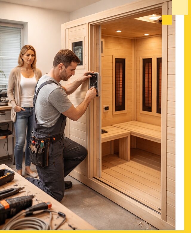 Инфракрасные сауны под ключ в Пыти-Яхах продажа и установка