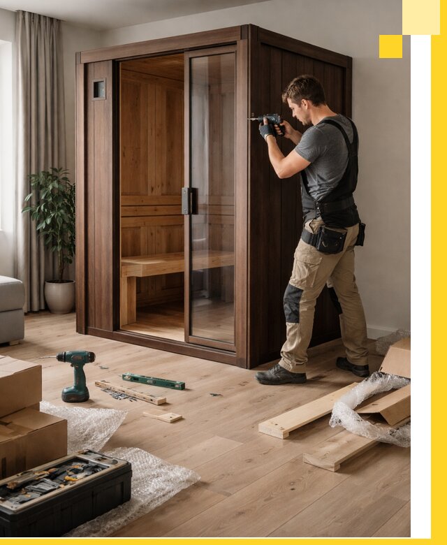 Установка и производство мини саун под ключ в Пыти-Яхах