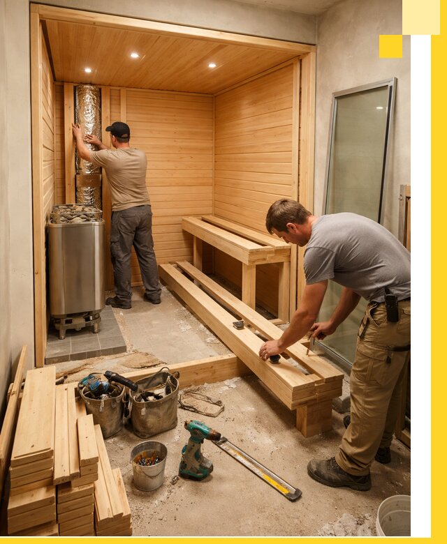 Проектирование и установка домашних саун под ключ в Пыти-Яхах