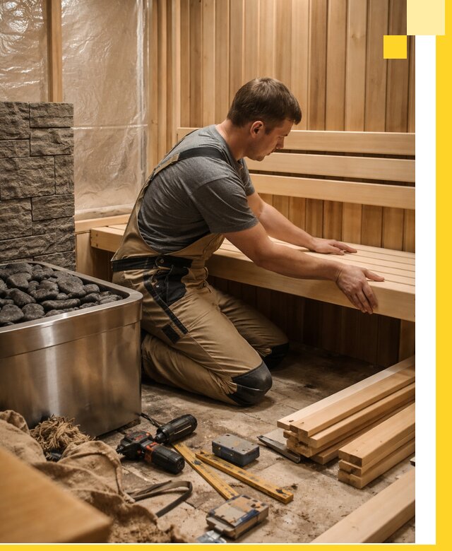 Сауны для дома под ключ с проектированием и монтажом в Пыти-Яхах