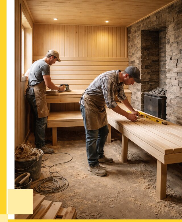 Отделка бани в Пыти-Яхах: внутренняя отделка от 3052 р. | ЭриданПть