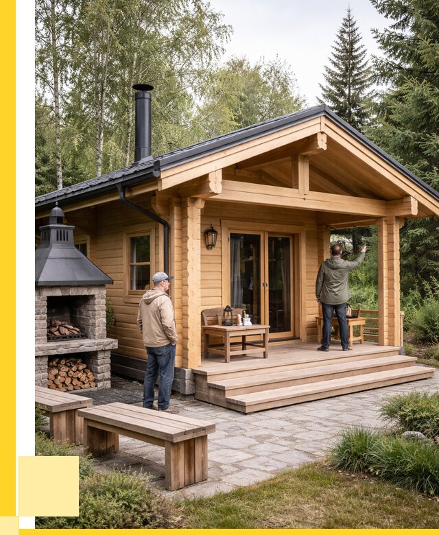 Деревянные бани под ключ в Пыти-Яхах от 457785 р. | ЭриданПть