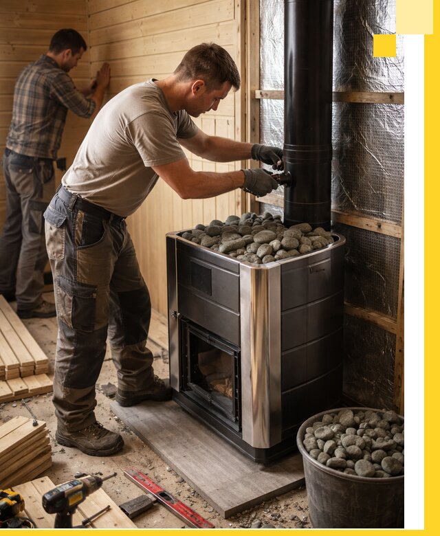 Проектирование и строительство парилок для бани в Пыти-Яхах под ключ