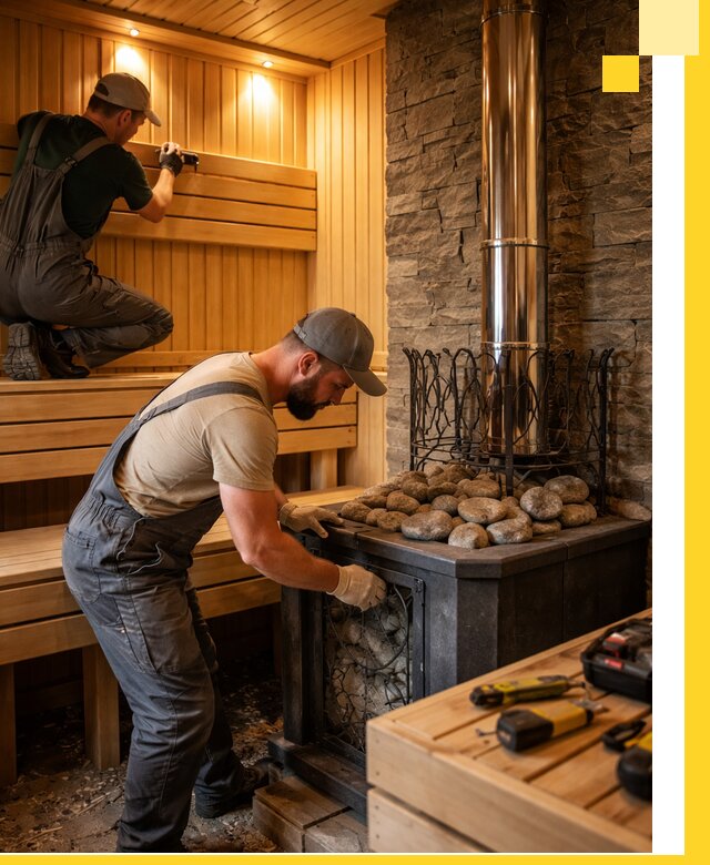 Комплексный дизайн бань, саун и зон отдыха в Пыти-Яхах