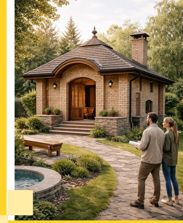 Проект кирпичной бани в Пыти-Яхах от 30519 р. | ЭриданПть