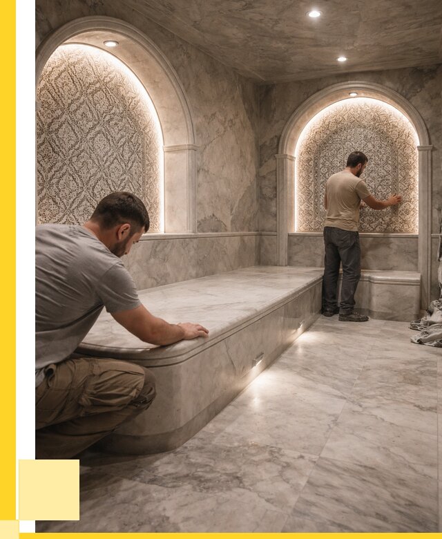 Турецкие бани под ключ в Пыти-Яхах от 254325 р. | ЭриданПть