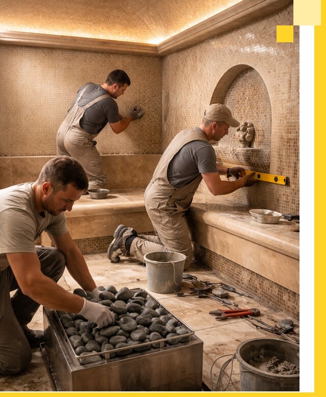 Проектирование и строительство хамама и сауны в Пыти-Яхах