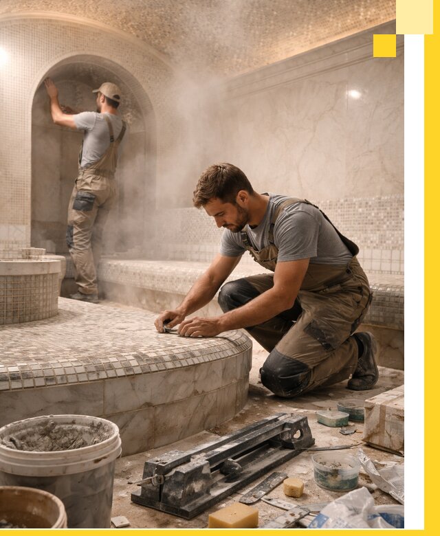 Профессиональный дизайн хамама и SPA под ключ в Пыти-Яхах