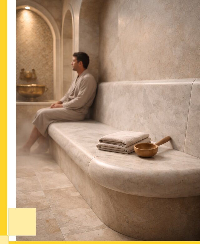 Сиденья для хамама в Пыти-Яхах под ключ от 12208 р. | ЭриданПть