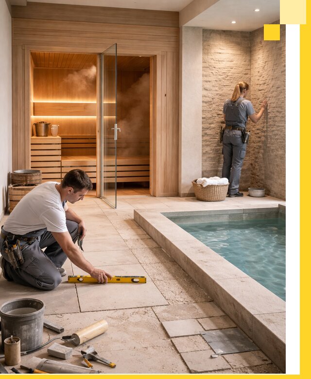 Комплексный дизайн и отделка интерьеров SPA под ключ в Пыти-Яхах